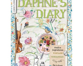 Revista Daphne's Diary n.° 4, edición Outdoor 2025 (ALEMÁN), una revista sobre mindfulness, pintura, arte, cocina, viajes e inspiración creativa.