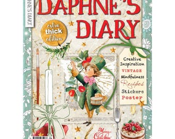 El diario de Daphne Weihnachtsausgabe Extra dick 08-2025 (Deutsch) / Kreativmagazin