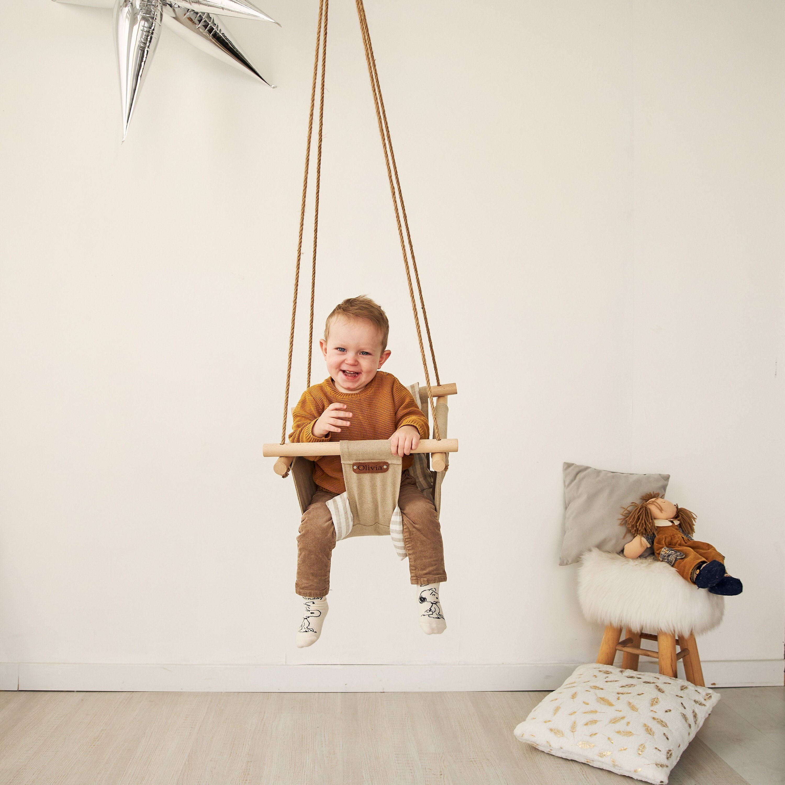 Kids Porch Swing Etsy