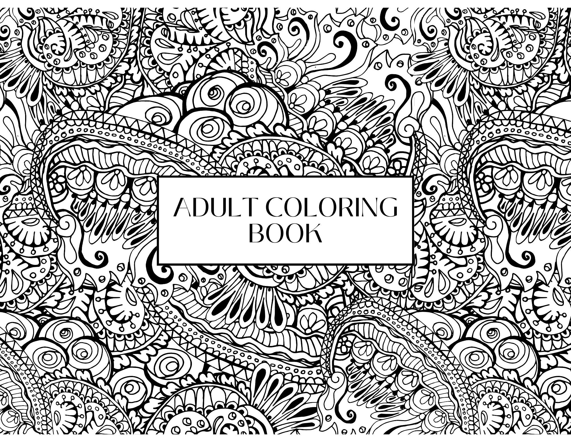 Adult Inspirational Coloring Book - Etsy