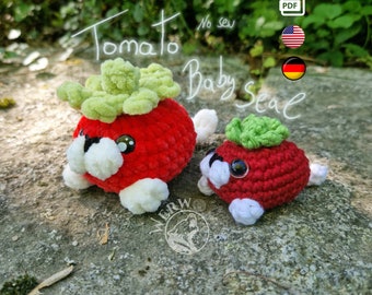 Tomato baby seal crochet pattern no sew