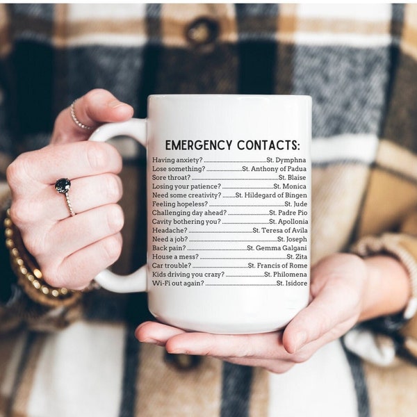 Kubek katolicki, kubek na herbatę Wszystkich Świętych, kubek na prezent dla matki chrzestnej, tradycyjny katolicki, wyjątkowe prezenty katolickie, prezenty na bierzmowanie dla dziewcząt, katolickie