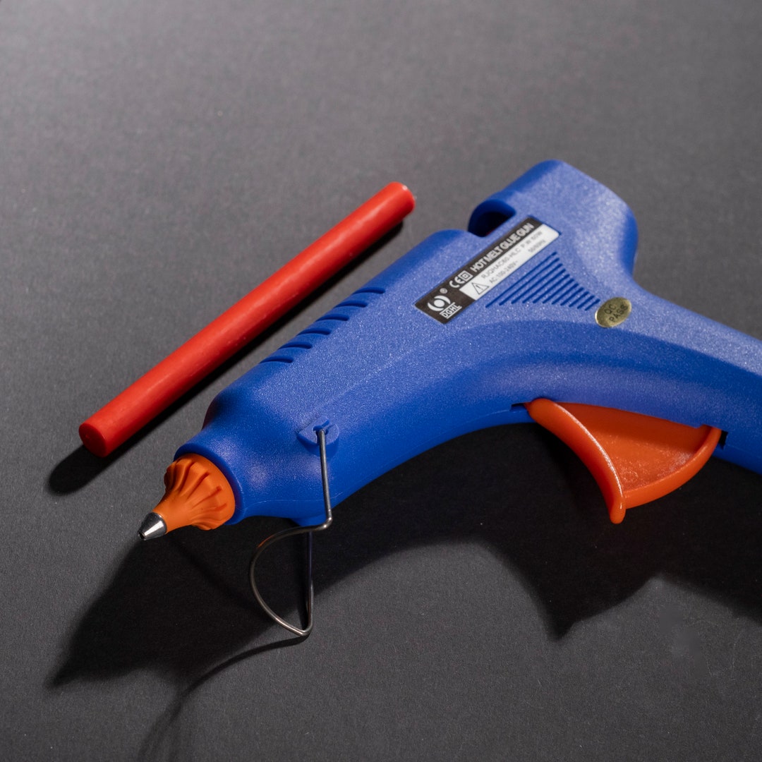 Hot Glue Gun Craft Gun Blue Sealing Wax Ceramics Craft Etsy