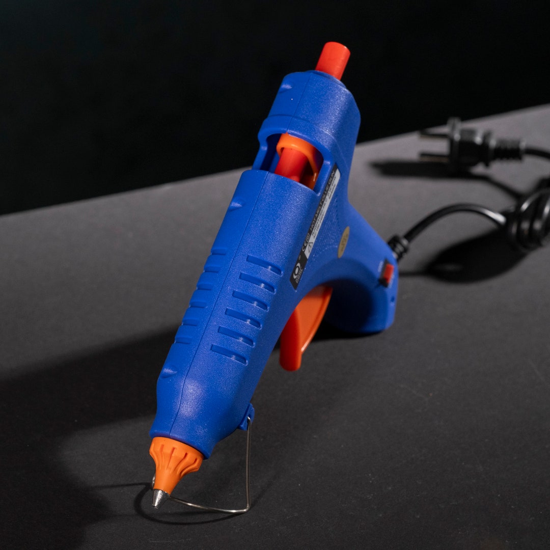 Craft Gun Blue Craft Glue Sealing Wax Stamp Mini Glue Gun Etsy