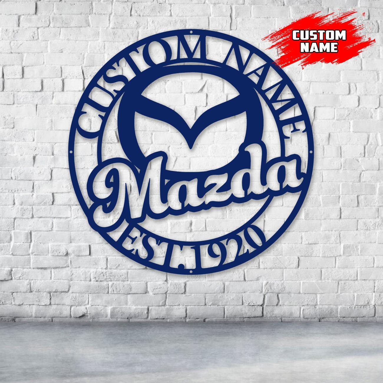 Metal Mazda Logo 