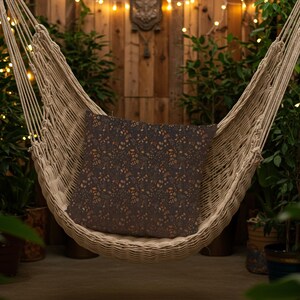 Cojín de exterior con estampado de flores otoñales, cojines decorativos, decoración de patio, almohada decorativa otoñal, 4 tamaños, regalo bonito