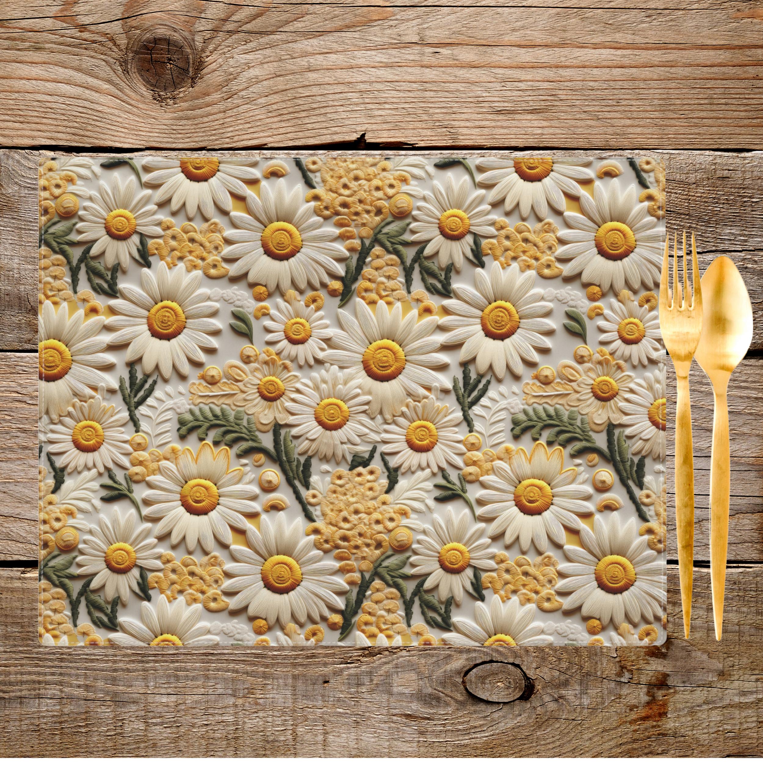 Runner da tavola primaverile moderno, con motivo floreale effetto lino, lavabile, motivo stampato di alta qualità, con fiori, un tocco di eleganza in primavera estate (runner da 40 x 180 cm