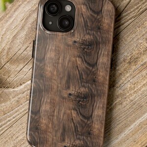 Faux Wood Phone Case,Lightweight, Tough, Impact resistant, iPhone 11,12,13,14,15, 16 Pro Max, Samsung Galaxy 21,22,23,24, Printed Design