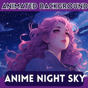 Vtuber Animierter Hintergrund, Twitch Stream Overlay, Stream Hintergrund, Vtuber Objekt