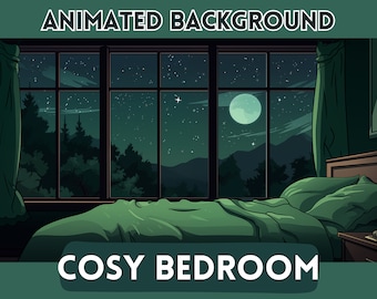 Vtuber Background, Vtuber Animated Background, Twitch Stream Overlay, Stream Background, Vtuber Asset