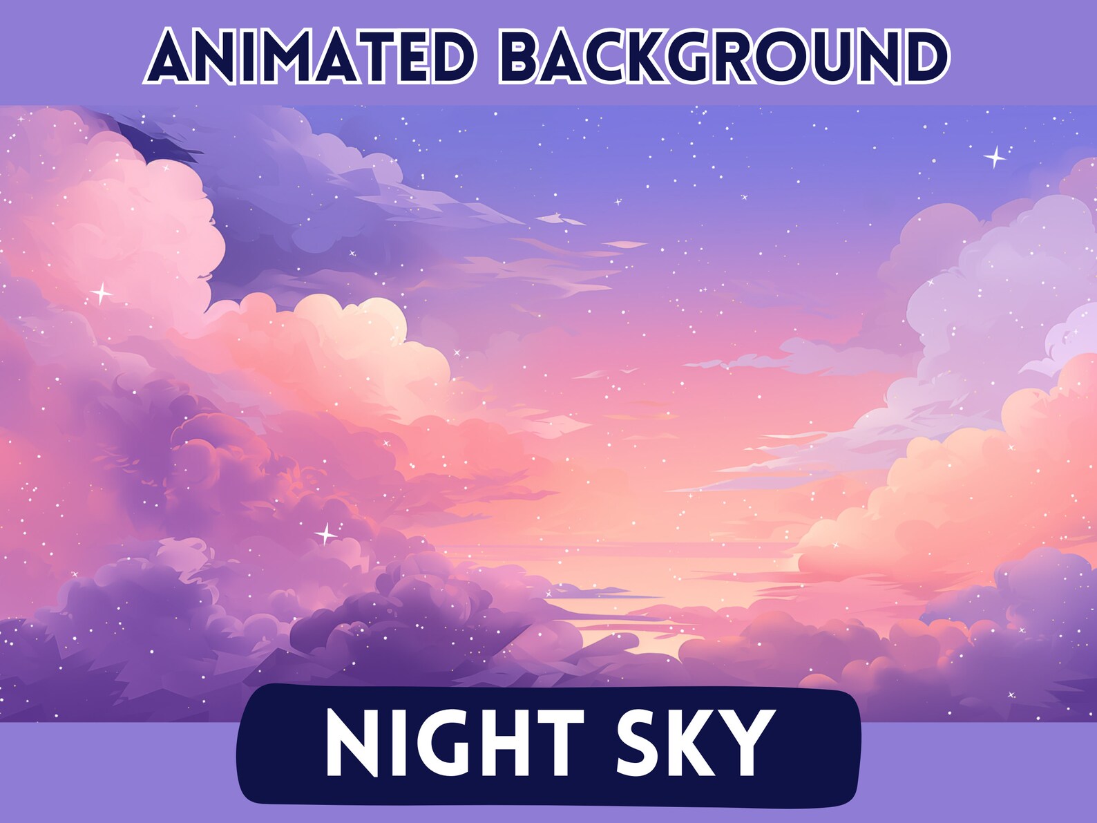 Tuber Background Vtuber Background, Animated Background, Twitch Stream Overlay, Stream ...
