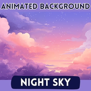 Sfondo Vtuber, Sfondo animato, Sovrapposizione flusso Twitch, Sfondo flusso, Risorsa Vtuber, PNGTuber, Gioco accogliente, Sfondo Twitch