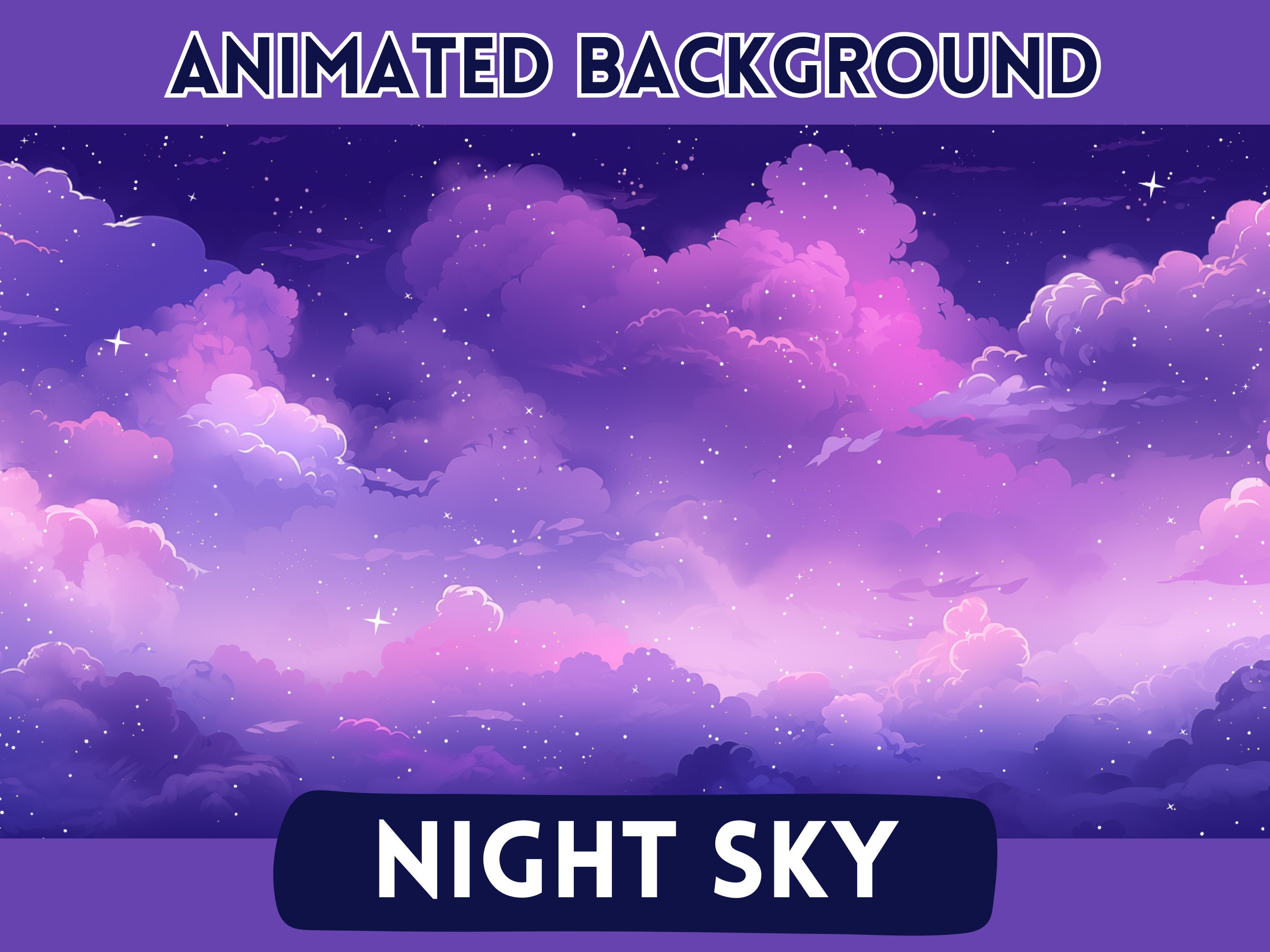 Tuber Background Vtuber Background, Animated Background, Twitch Stream Overlay, Stream ...