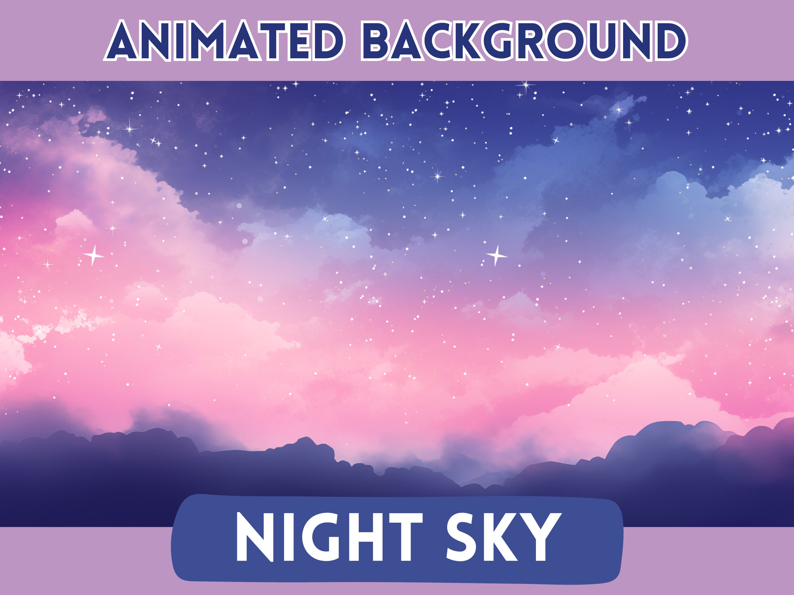 Tuber Background Vtuber Background, Vtuber Animated Background, Twitch Stream Overlay ...