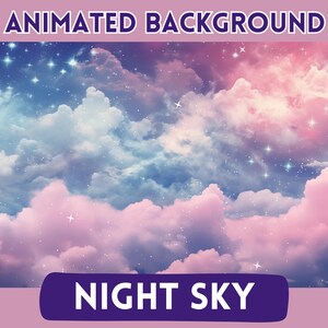 Sfondo Vtuber, Sfondo animato, Sovrapposizione flusso Twitch, Sfondo flusso, Risorsa Vtuber, PNGTuber, Gioco accogliente, Sfondo Twitch