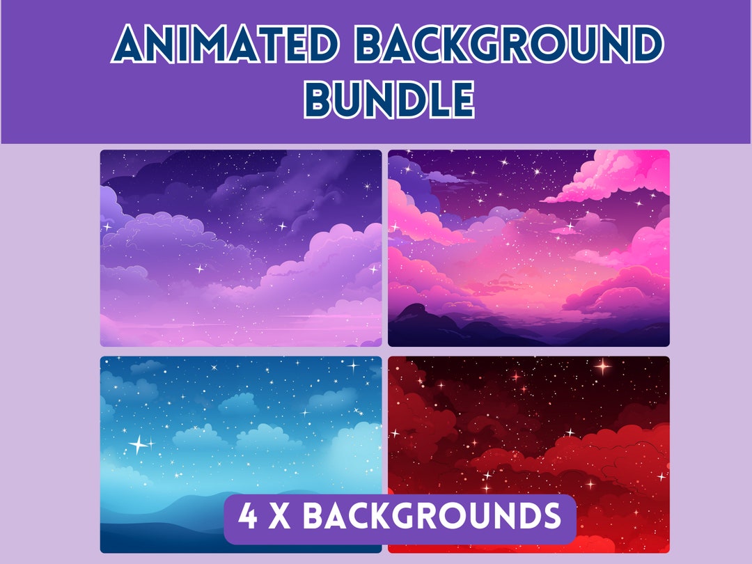 Tuber Background Vtuber Background, Vtuber Animated Background, Twitch Stream Overlay ...