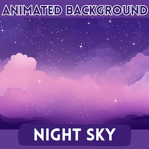 Sfondo Vtuber, Sfondo animato, Sovrapposizione flusso Twitch, Sfondo flusso, Risorsa Vtuber, PNGTuber, Gioco accogliente, Sfondo Twitch