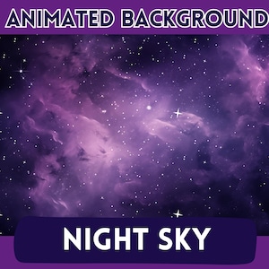 Vtuber Background, Vtuber Animated Background, Twitch Stream Overlay, Stream Background, Vtuber Asset, PNGtuber, Virtual Background