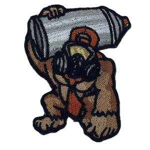 DK Graffiti Embroidered Patch - Iron On / Sew On Applique