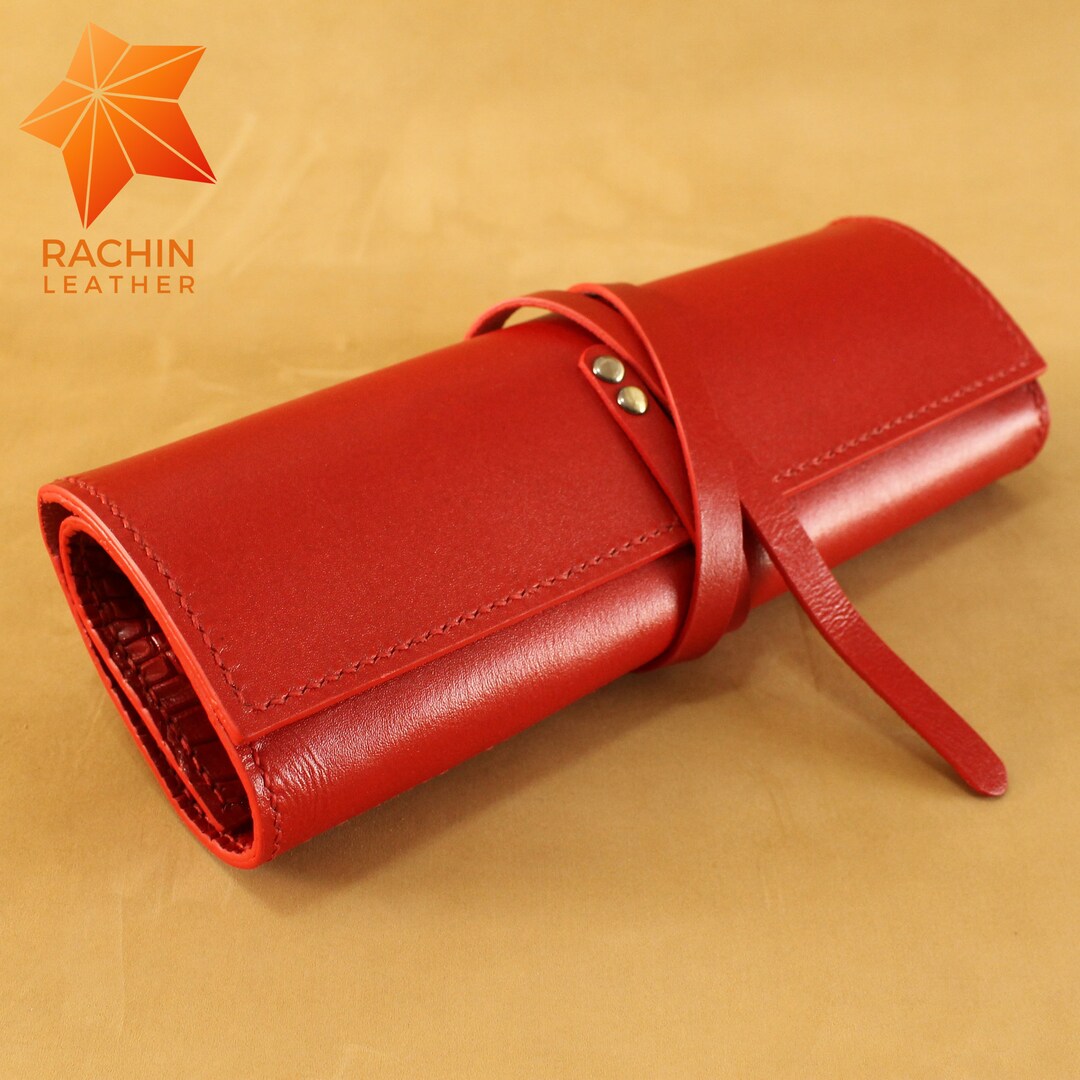 Handmade Leather Roll Pencil Case Pattern Roll Pencil Case Etsy