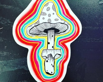 Psychedelic Mushroom Magnet