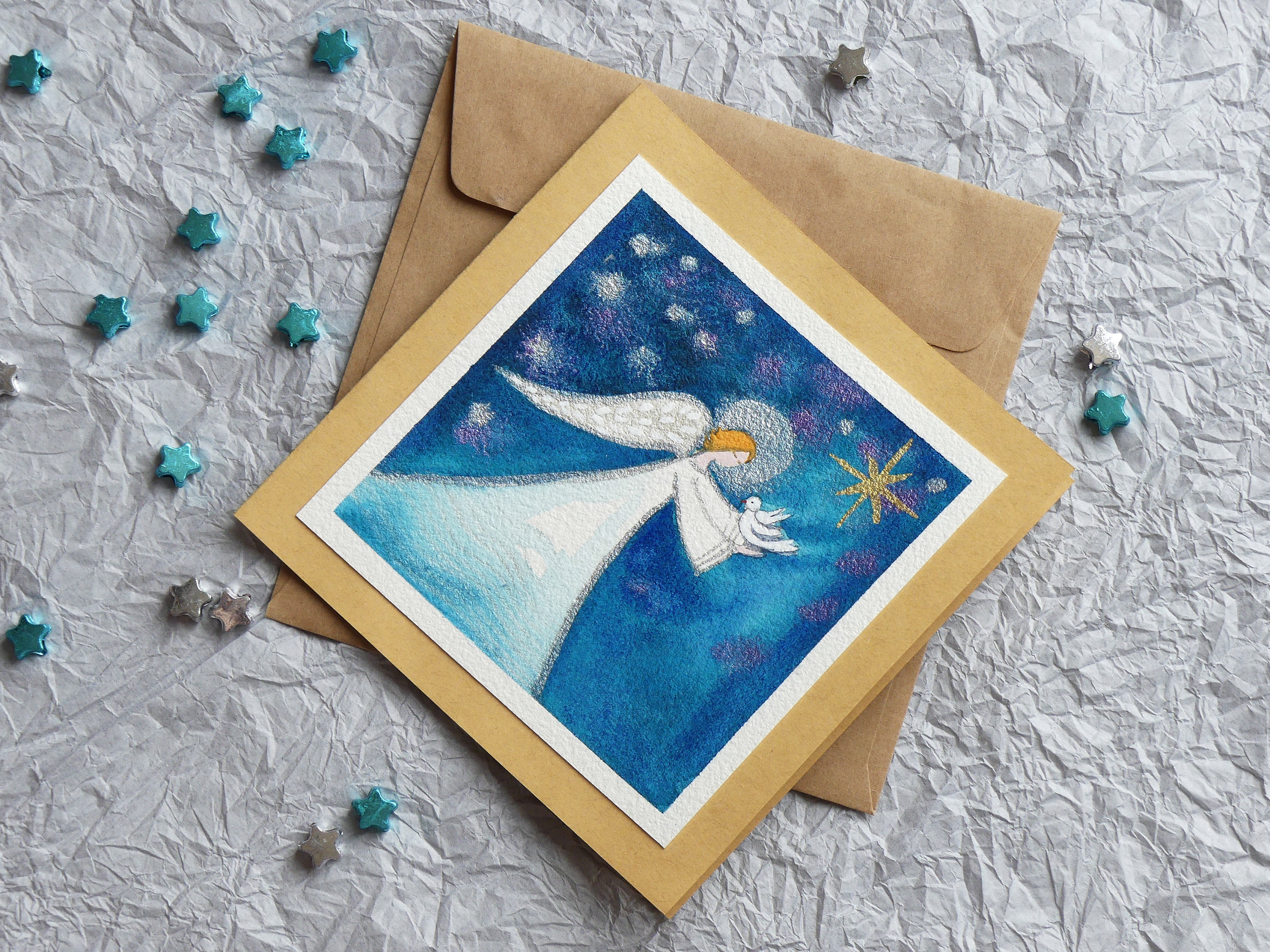Peace On Earth Christmas Cards 3rd Set Christmas Gift Angel Greeting peace-on-earth-christmas-cards-3rd-set-christmas-gift-angel-greeting