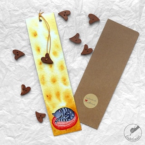 Tabby Cat Bookmark Cute Cat Gift For Cat Owner Gift Cat Lover Gift Hand Painted Bookmark Cat Mom Gift Cute Kitty Gift For Book Lover Gift