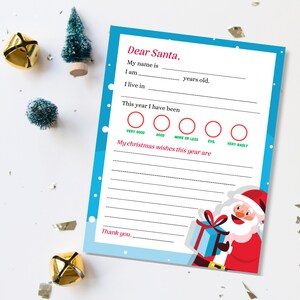 Letter to two languages. Letter to Santa Printable Easy Printable Letter to Santa Instant Download Letter to Santa Template Letter to Santa.