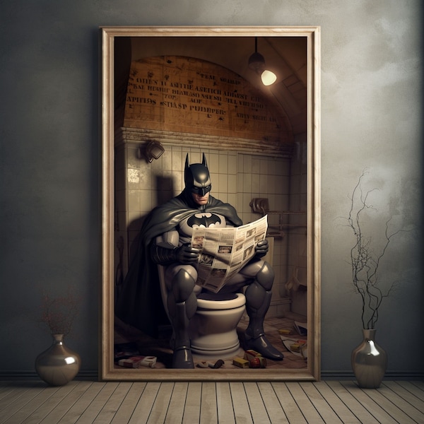 Dc Bathroom Wall Art - Etsy