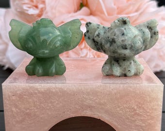 Kristalsteeksnijwerk | Disney Lilo & Stitch Crystal Carving Disneyland Healing Chakra Heksencadeau