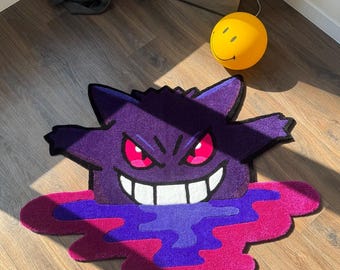 Anime rug Custom rug handmade rug hypebeast rug Ghost rug tufting rug Cool rug Funny rugs Cute rug kids room rug Rugs for bedroom aesthetic