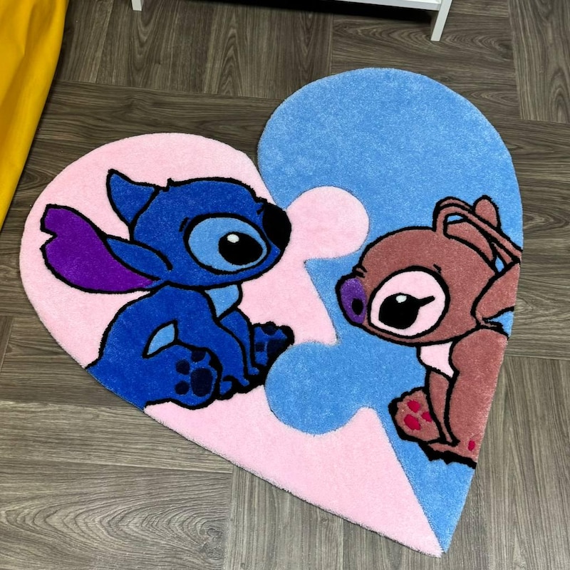 Stich Mini Rug Lilo and Stitch Carpet - Etsy
