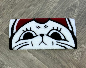 Keyboard tufted keyboard rug keyboard rest Custom rug keyboard turbo granny fuzzy desk carpet turbo cat rug cute rug lucky cat cool rugs