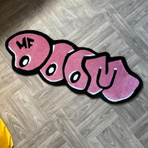 MF Doom Rug Custom Rug Cd rug Rap Rug Doom rug Tufted Rug Custom carpet rug Living Room rug Rugs for bedroom aesthetic Hypebeast rug