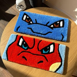 Squirtle Tuft Rug - Etsy