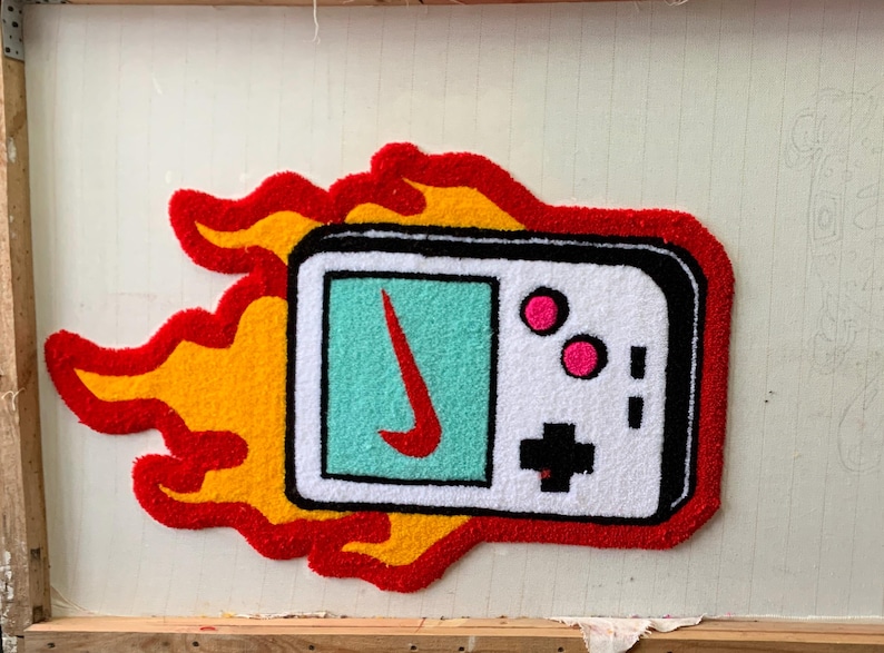 Custom Tufted Rugs.game Boy Rug.rugs for Bedroom Aesthetic.fire Rug ...