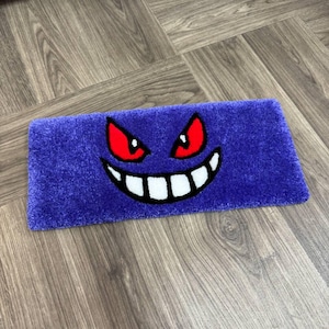 Keyboard rug  Keyboard tufted rugs Custom rug keyboard mat handmade rug  area rug  Desk Mat Tufted Ghost Type Anime Carpet Gamer Decor cute