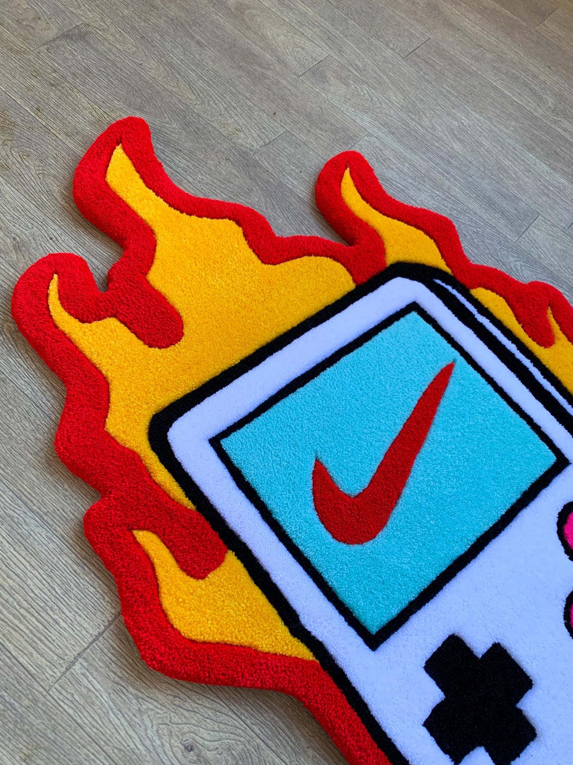 Custom Tufted Rugs.game Boy Rug.rugs for Bedroom Aesthetic.fire Rug ...