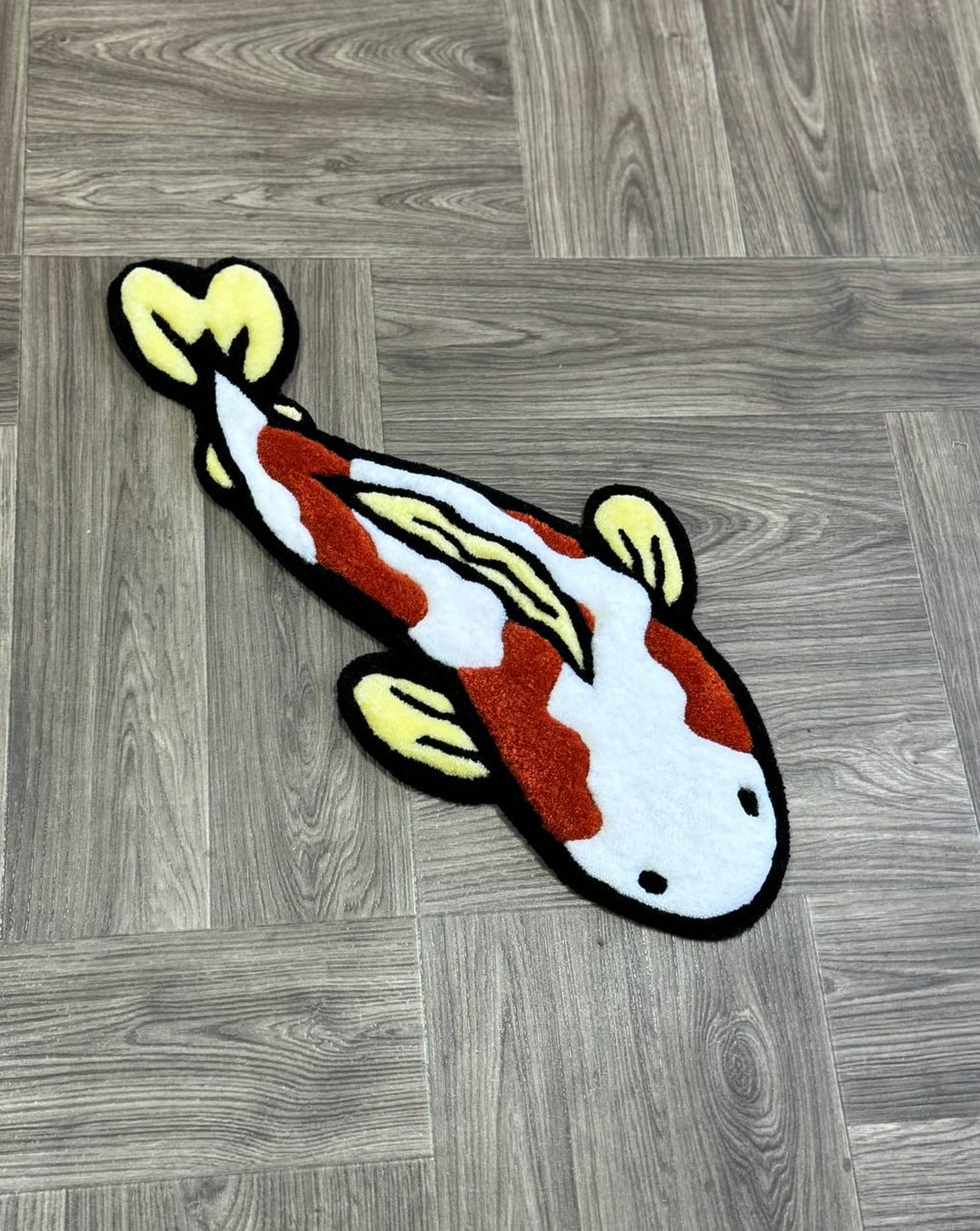 Koi Fish Rug Custom Rug Tufted Rugs for Bedroom Aesthetic Fish Rugs Koi ...