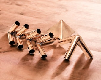 Giza 15 MM Copper Meditation pyramid Kit Without copper main pipes with Crystal filling Optional