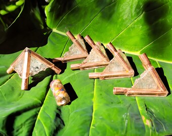 Giza 12 MM Copper Orgonite Meditation pyramid Kit Without copper main pipes with Crystal filling Optional