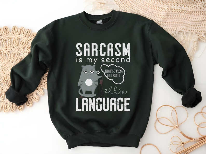 Sarcastic Sweatshirt Funny Sayings Sweatshirt Humorous Funny Quote ...