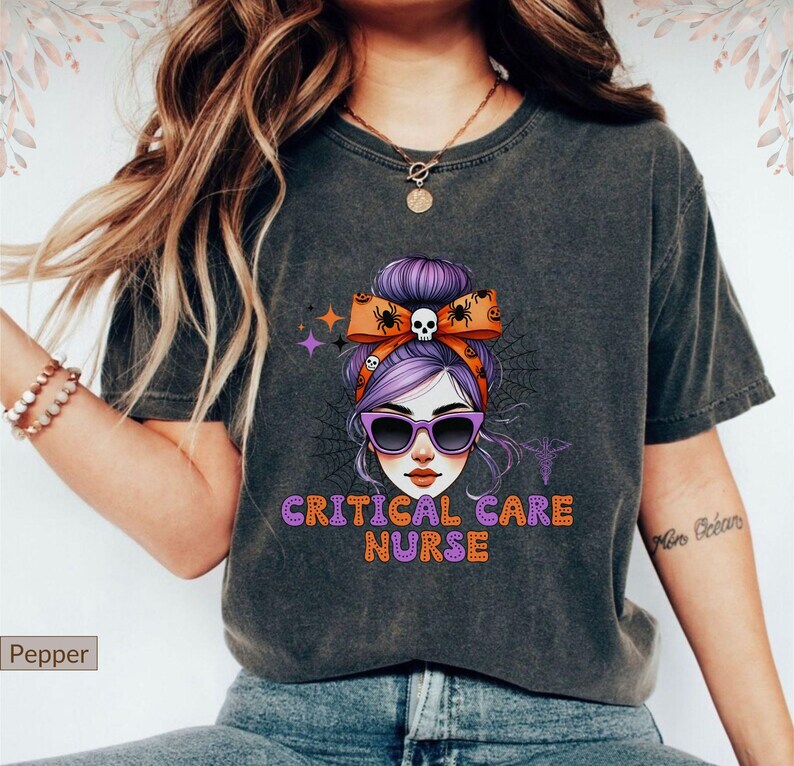 Comfort Colors ® Fall Critical Care Nurse Shirt, Critical Care Nurse