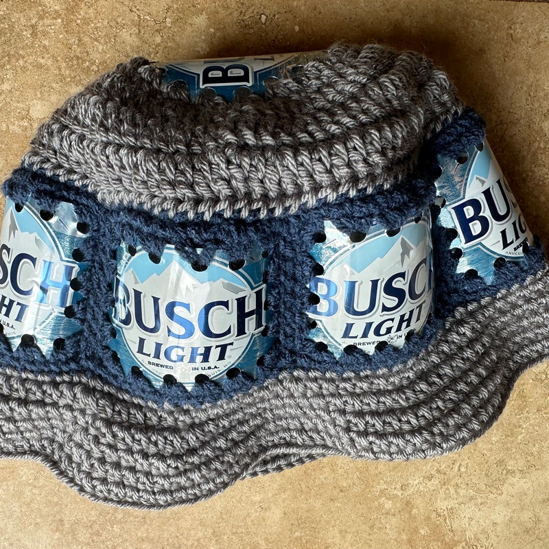 Beer Can Crochet Hat Etsy