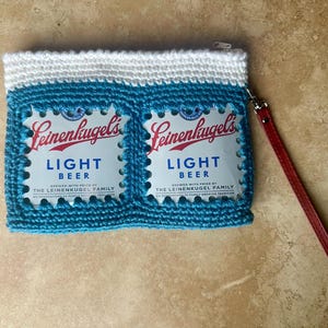 CUSTOM Beer Can Purse Wristlet