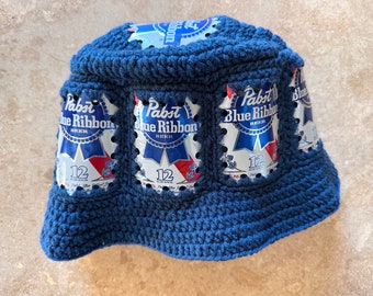 CUSTOM Beer Can Hat - bucket hat, ear flap hat, visor