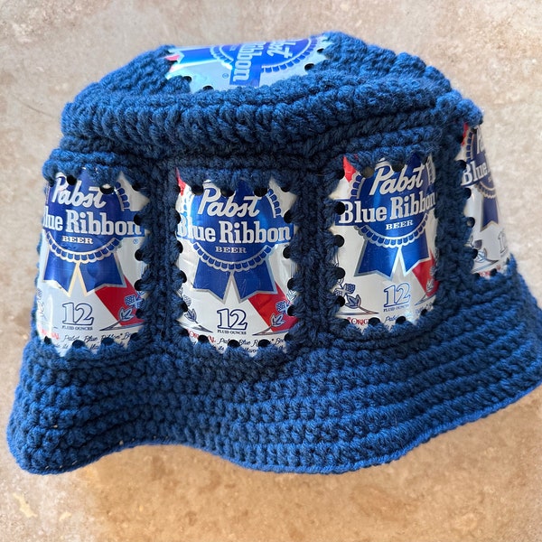 CUSTOM Beer Can Hat - bucket hat, ear flap hat, visor