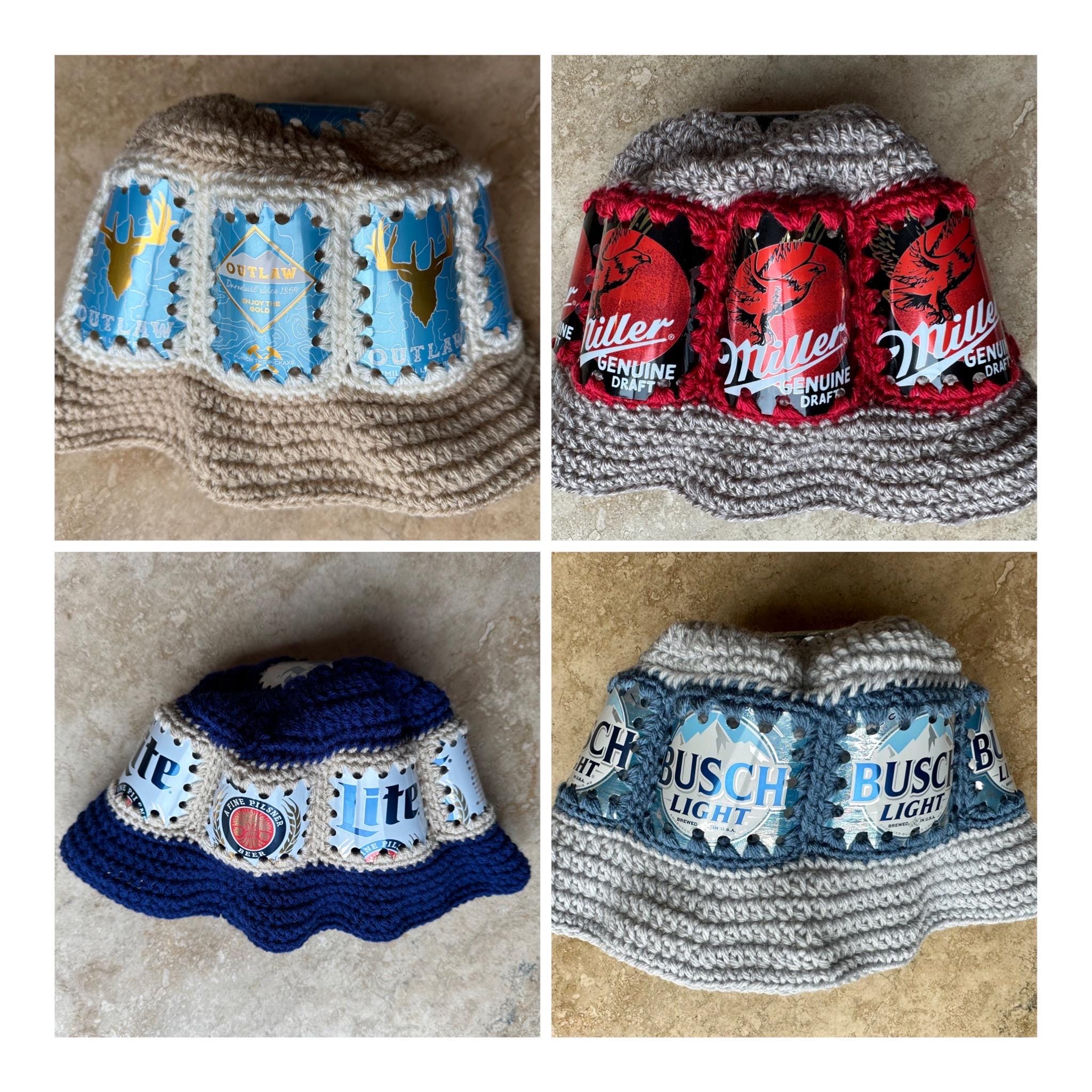 Multiple Crochet Beer Can Hats - Ready to Ship - Etsy