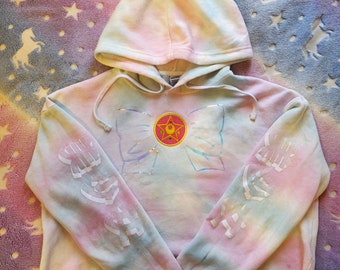 Sudadera corta con capucha Bishoujo