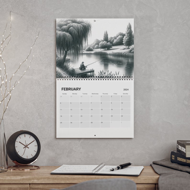2024 Nature Calendar, 2024 Calendar, Calendar, New Years, Wall Calendar